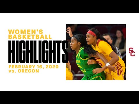 Women's Basketball - Highlights: Oregon 93, USC 67 ()