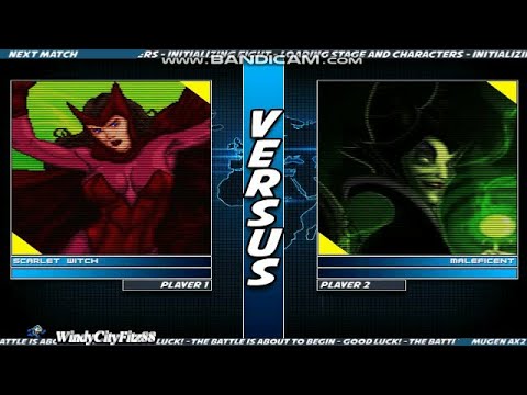 WindyCityFitz88 Mugen Battles | Scarlet Witch vs Maleficent