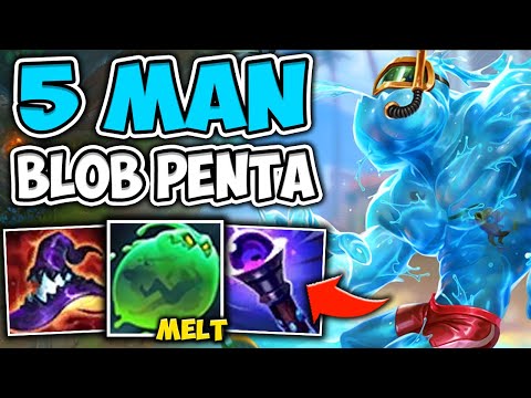 I GOT A PENTAKILL WITH FULL AP ZAC! HIS BLOB NUKES FOR INSANE DAMAGE - League of Legends