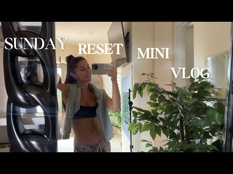 SUNDAY RESET DAY/ GROCERY STORE/ LAUNDRY/ COOKING | GABRIELLA ELLYSE