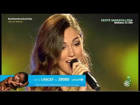 María Parrado y Cepeda- No creo en nada- gala unicef 2018