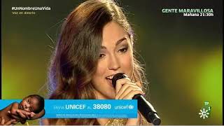 María Parrado y Cepeda- No creo en nada- gala unicef 2018