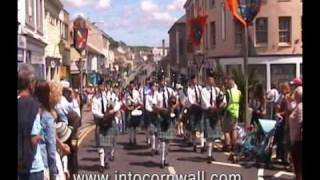 preview picture of video 'Mazey Day, Golowan Festival, Penzance, Cornwall'