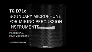Video thumbnail for TG D71c boundary microphone for miking percussion instruments by beyerdynamic