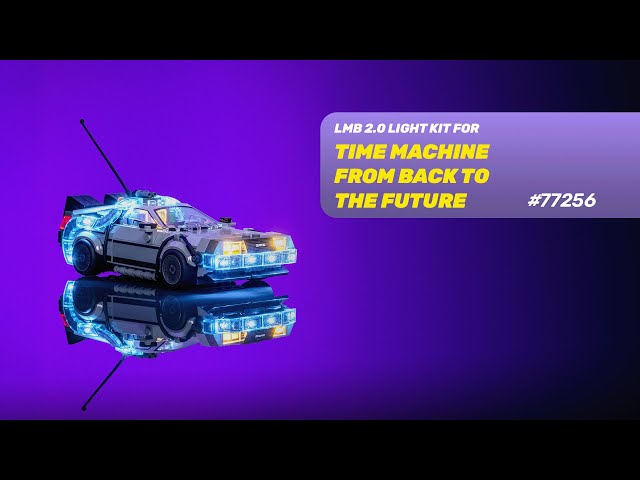Video teaser for LIGHT MY BRICKS - Time Machine from Back to the Future 77256