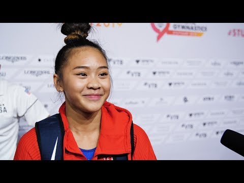 Sunisa Lee (USA) Interview - 2019 World Championships - Podium Training