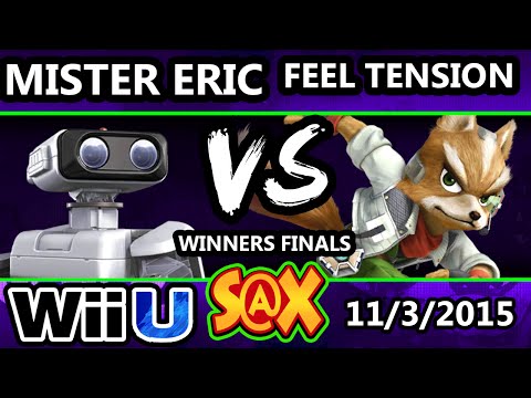 S@X 122 - HE | Mister Eric (ROB) Vs. Feel Tension (Fox) SSB4 Winners Finals - Smash Wii U - Smash 4