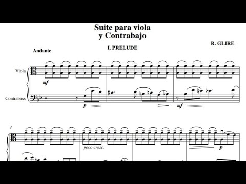 Reinhold Gliere - Suite for Viola and Double Bass