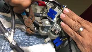 LG washer water inlet valve replacement - leaking