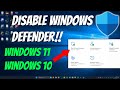 How To Turn Off Or Disable Windows Defender In Windows 11 2026