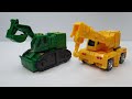 HELLO CARBOT DUKE CRANE TRANSFORMATION 헬로카봇 듀크 크랜 변신 영상 범아빠장난감�