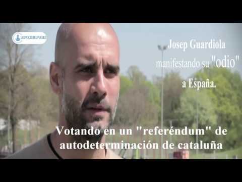 Josep Guardiola, exentrenador del Fc Barcelona, pide la fractura de España en un vídeo pro
