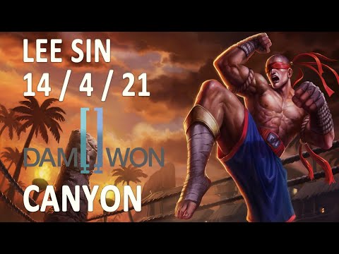 DWG Canyon LEE SIN vs ELISE | Jungle | Challenger | Korea | 14/4/21 (KDA)