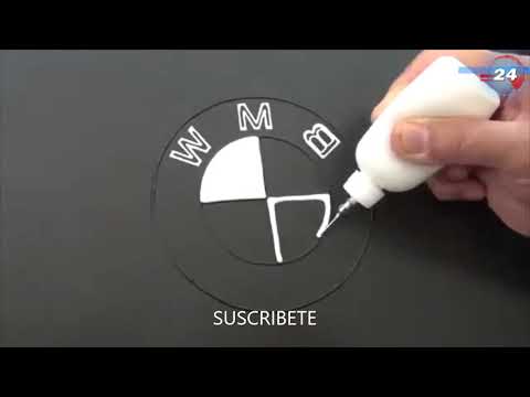 PANCAKE ART - BMW LOGO