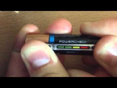 How To Use The Powercheck on Duracell Piles