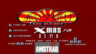 Amstrad CPC 6129 Games - Red Sunset Xmas 18 Demo