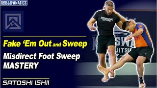 💥 Set Traps Like a Pro | Misdirect with Collar Tie Foot Sweep by Satoshi Ishii