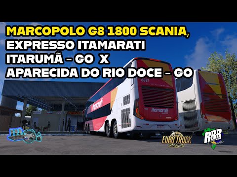 G8 1800 DD SCANIA, EXPRESSO ITAMARATI, TRAJETO ITARUMÃ GO x APARECIA DO RIO DOCE GO