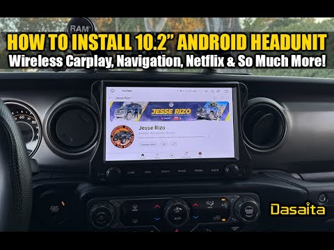 How To Upgrade the Factory 2018+ Jeep Wrangler JL Radio to a 10" Dasaita Android Head unit IN DEPTH!