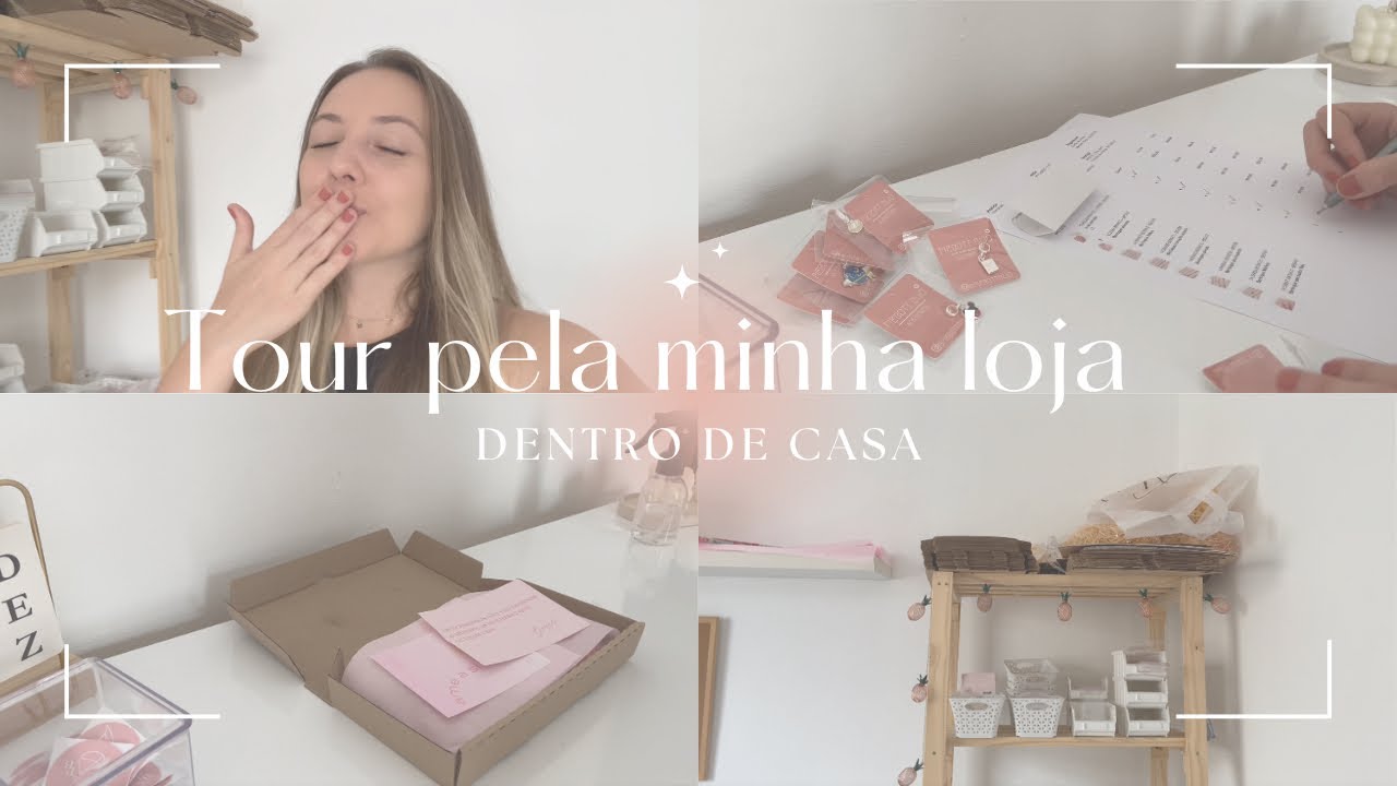 TOUR PELA MINHA LOJA DENTRO DE CASA | loja de acessórios banhados a prata atacado e varejo ✨