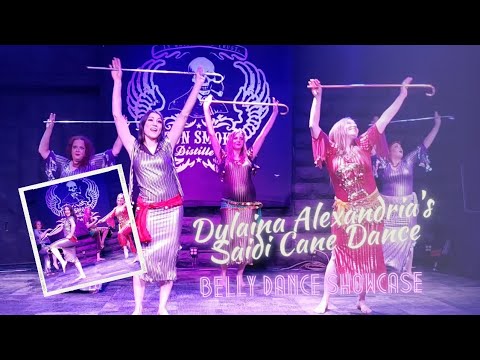 Dylaina Alexandria's Saidi Cane Dance | Live Belly Dance Showcase