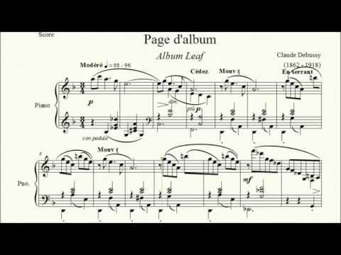 Page d'album (Album Leaf) - Claude Debussy - Piano Repertoire 8