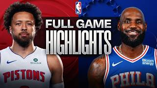 Cade Cunningham - Detroit Pistons - Philadelphia Sixers