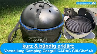 Camping - kurz & bündig erklärt: Vorstellung CADAC Citi Chef 40 Campinggrill