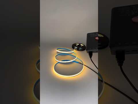 LED стрічка з USB 5V COB  8 мм для павербанка або USB адаптера і поєднанні з димером