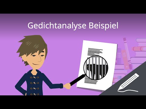 Gedichtanalyse Beispiel | einfach erklärt