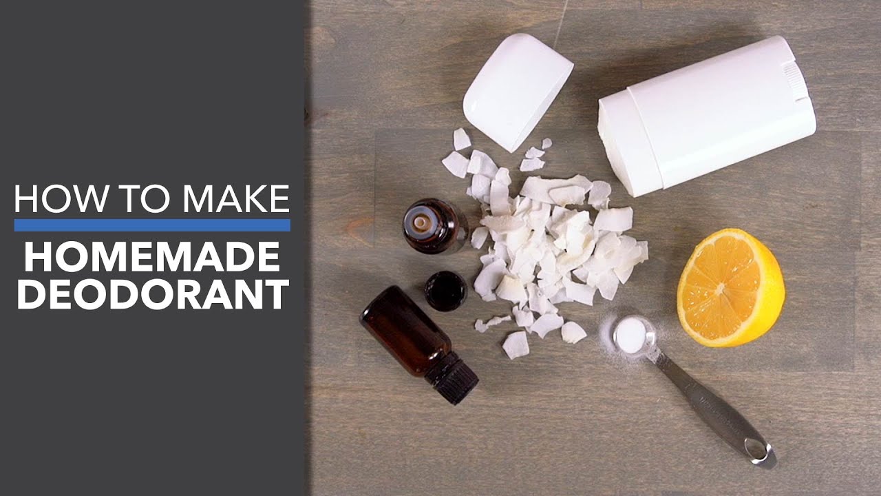 How to Make Homemade Deodorant - YouTube