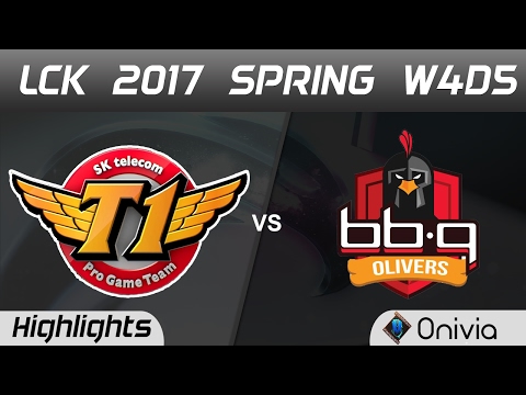 SKT vs BBQ Highlights Game 2 LCK Spring 2017 W4D5 SK Telecom T1 vs BBQ Olivers