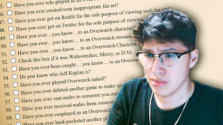 i took the overwatch 2 rice purity test..