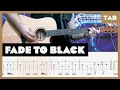 Metallica Fade To Black Guitar Tab Lesson Cover Tutorial Donner