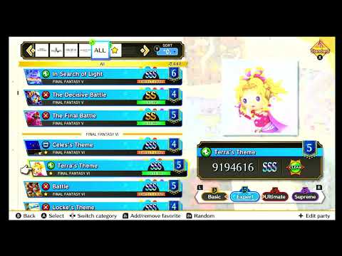 Let's Play Theatrhythm Final Bar Line Part 1 Well this is good bye to this pc sadly but I well be
