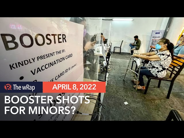 DOH seeks FDA approval for COVID-19 booster shots for minors 12 to 17