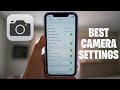 The BEST iPhone Camera Settings in 2022 (SUPER HIGH QUALITY)