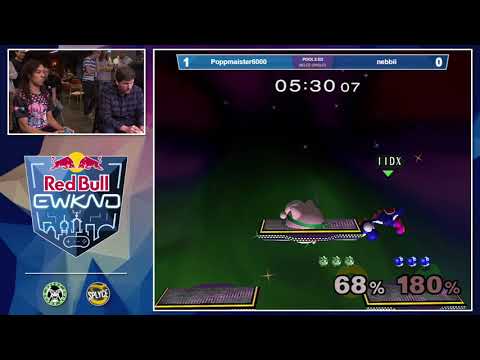 RB EWKND - Poppmaister6000 (Jigglypuff) Vs. nebbii (Yoshi) - Pools B3 - Melee Singles