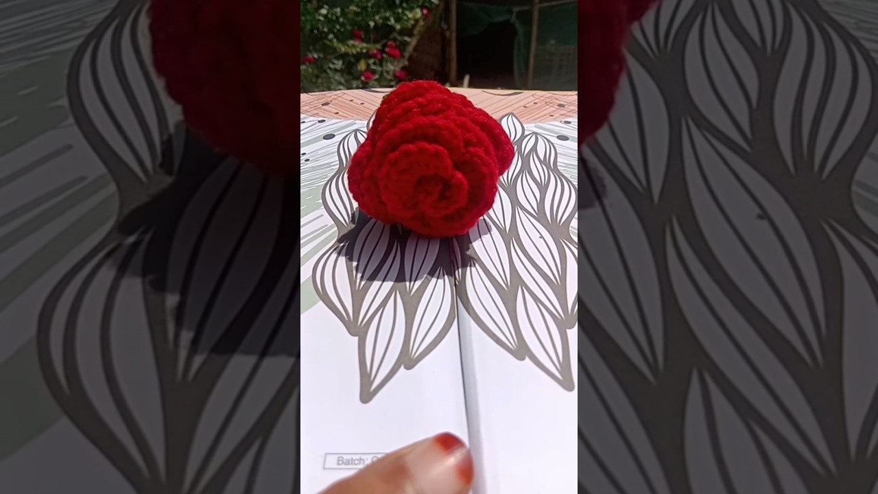 crochet rose 🌹🤌❤️🥺#shorts #crochet #trending #viral #youtubeshorts #viralsong