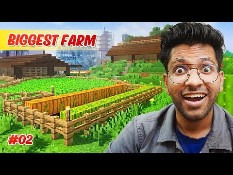 EPIC! I built a farm in 5 MINUTES - Vixeed Craft #02