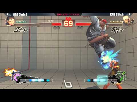 SSF4 AE2012 AGE ChrisG vs KPB Glitch - Next Level Battle Circuit #1 Tournament