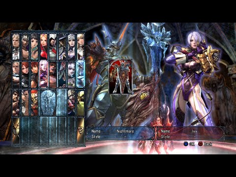 Best Fighting Game Character Select Music - Soul Calibur V #Gamingmusic