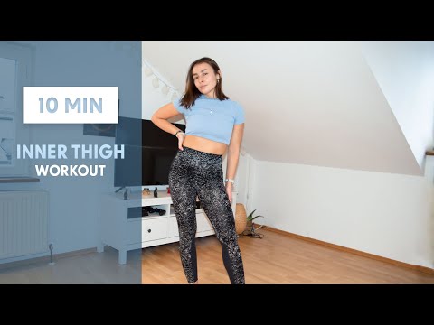 10 MIN INNER THIGH WORKOUT - tightening the inner parts of your legs / + Book