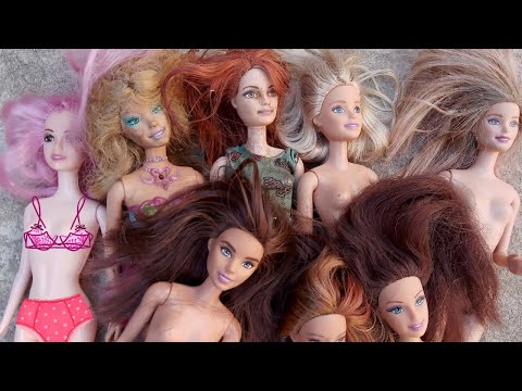 LAVANDO MINHAS BARBIES PARA A COLEÇÃO