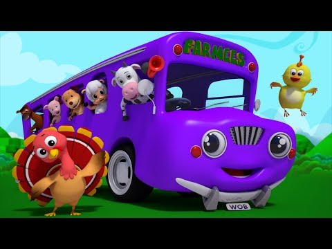 Wheels On The Bus Go Round And Round | Baby Songs | Nursery Rhymes by Farmees Video