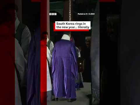 South Korea rings in the new year. #SouthKorea #NewYear #BBCNews