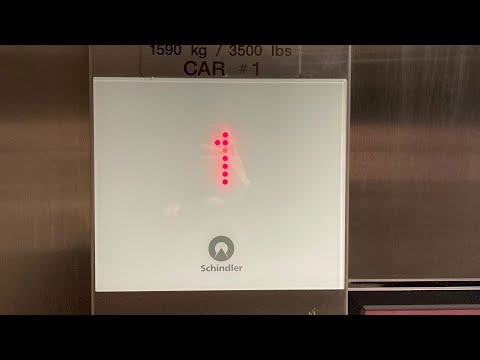 Elkins, WV: Awesome Brand New 2024 Schindler 3300 MRL Traction Elevators at the Tygart Hotel