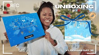 Unboxing Neutrogena Christmas Advent Calendar Gift Set | Vlogmas Day 18 2025