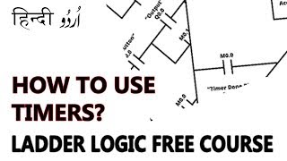 L7 - What is Timer and How to do Latching of Motor by using Timer in Ladder Logic PLC Programming