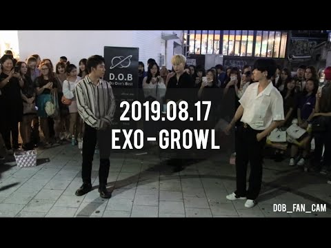 [DOB_디오비] 190817 홍대공연 3차 마지막곡 / EXO 엑소 - 으르렁 growl